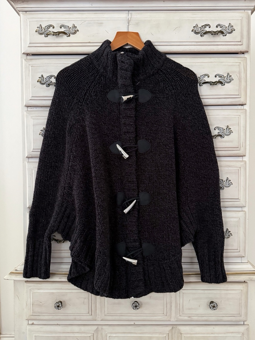 Michael Kors Black Full Zip Sweater Cardigan